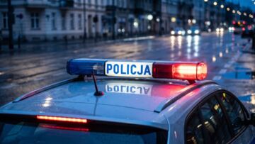Ciężarówką wjechał na tory przy czerwonym świetle