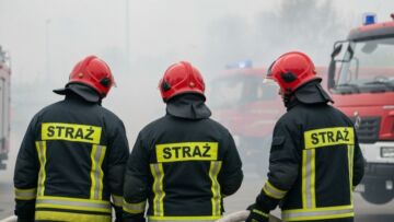 Dwa pożary w instalacjach energetycznych jednego dnia