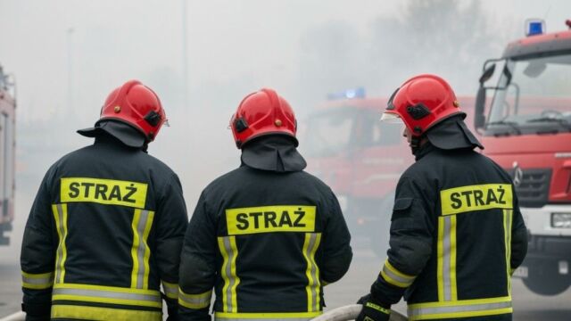 Dwa pożary w instalacjach energetycznych jednego dnia
