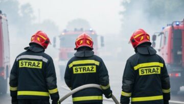 Ćwiczenia przy Gościnnej: pożar obozowiska i tory